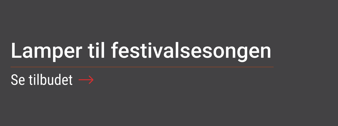 Festivalsesongen kampanje lamper